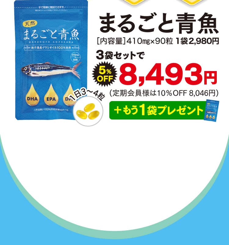 まるごと青魚オファー