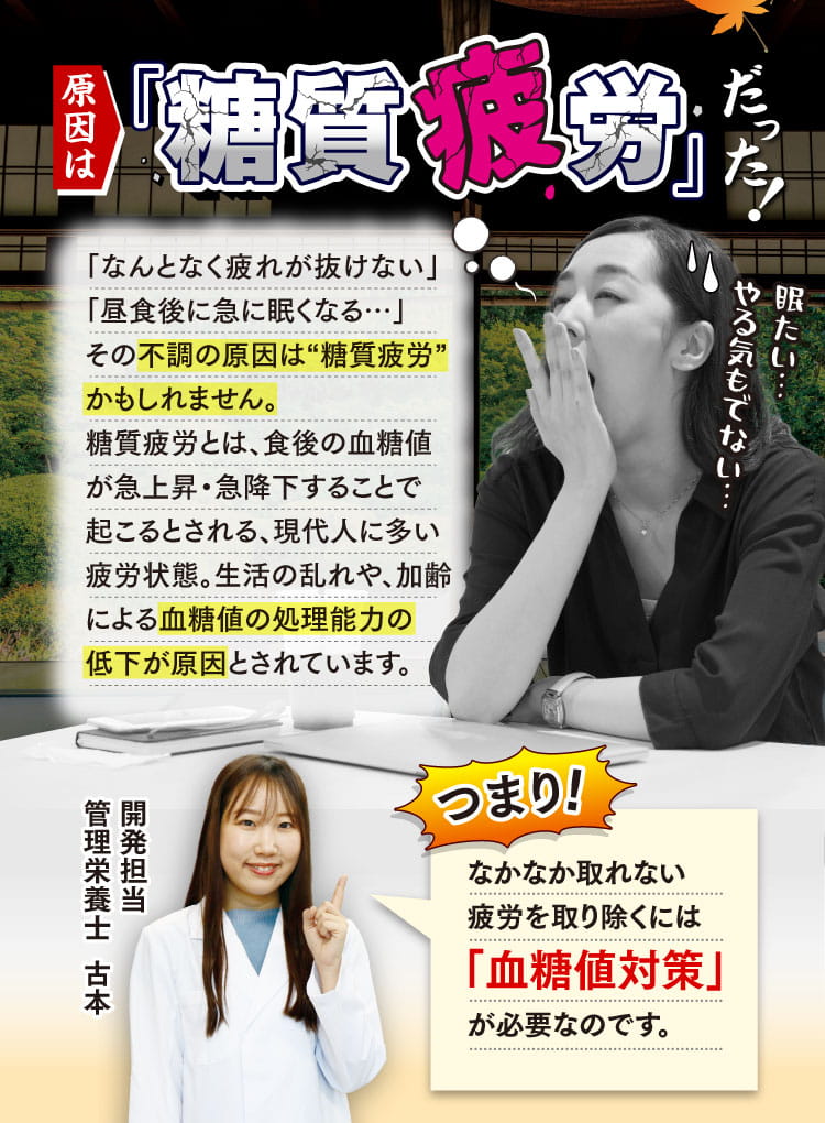 取れない疲れの原因は「糖質疲労」だった！