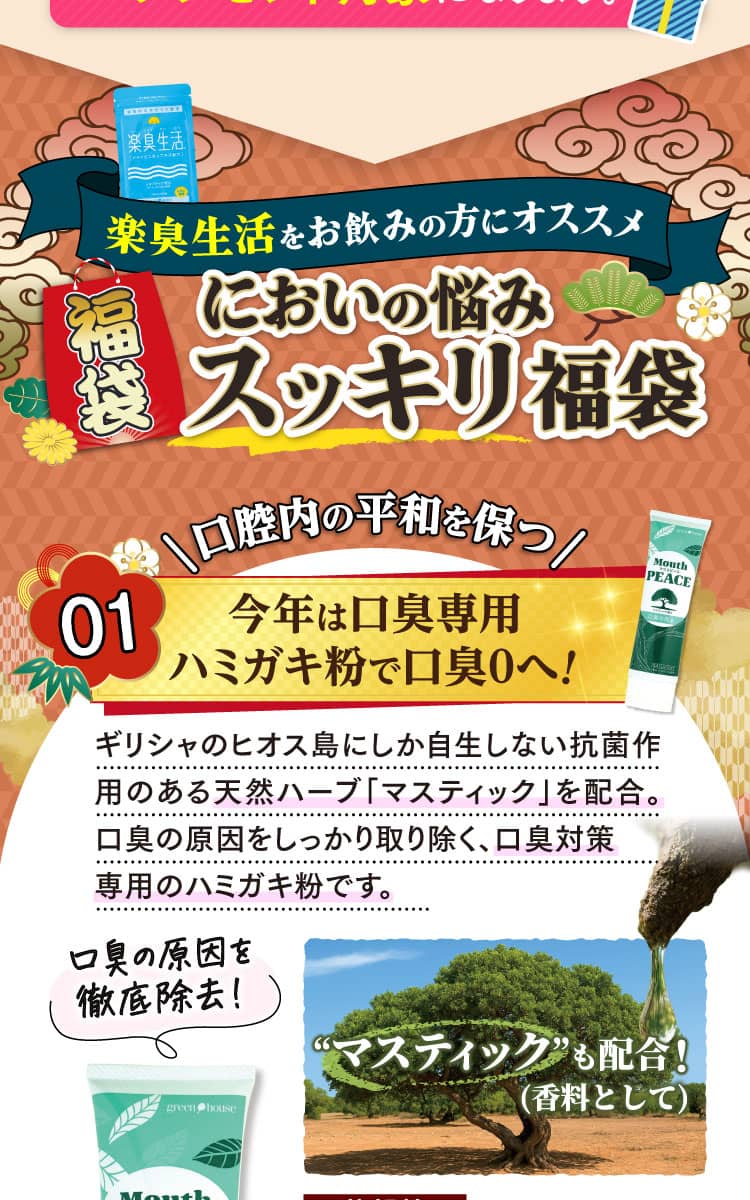 口腔内の平和を保つ！今年は口臭専用ハミガキ粉で口臭0へ！