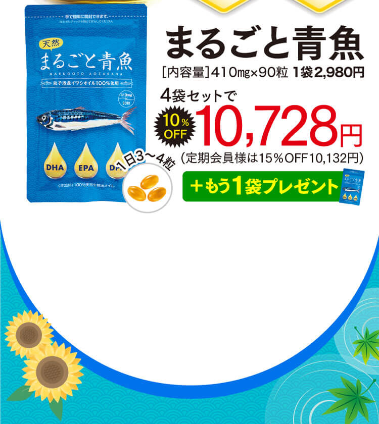 まるごと青魚オファー