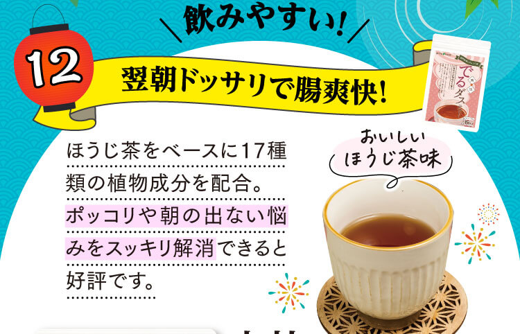 飲みやすい！翌朝どっさりで腸爽快！