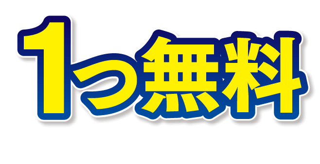 4つ購入で1つ無料プレゼント！