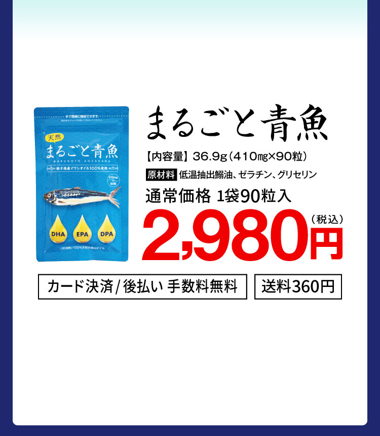 まるごと青魚オファー