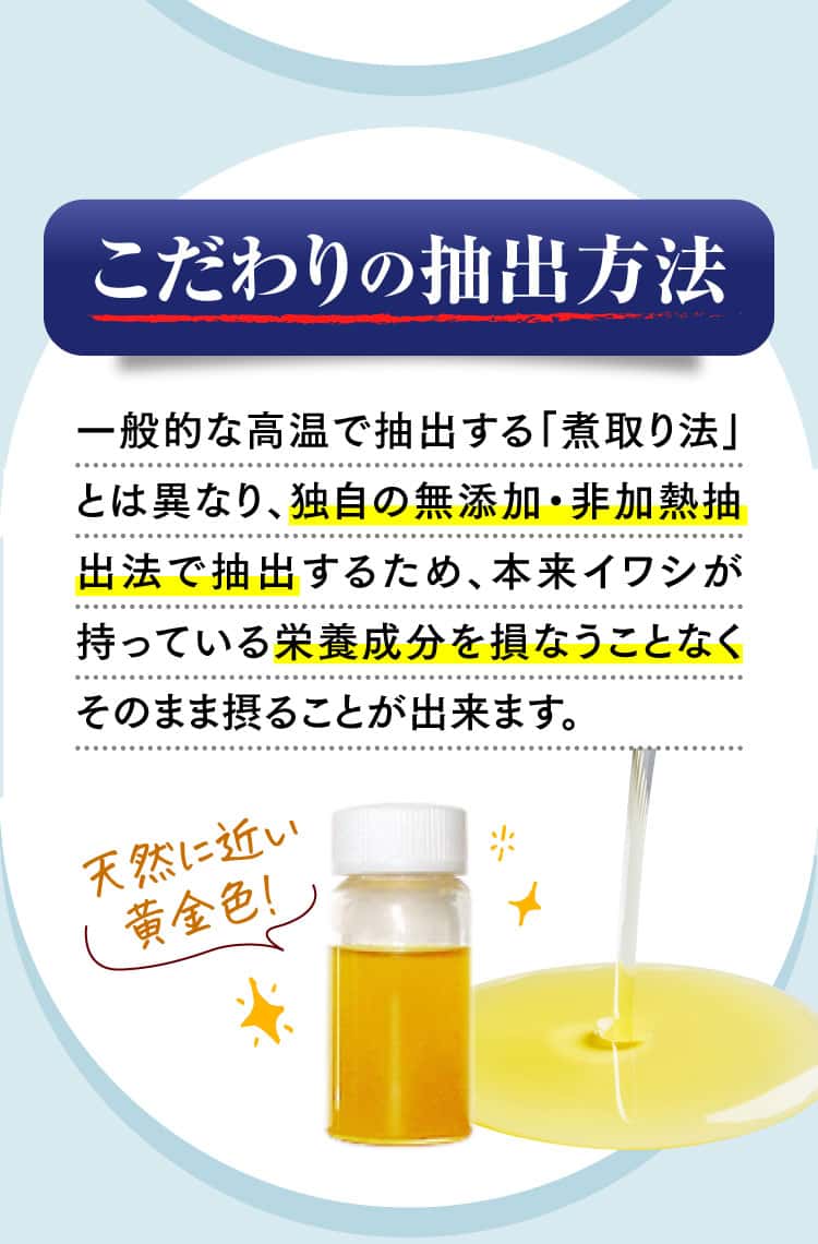 こだわりの抽出方法