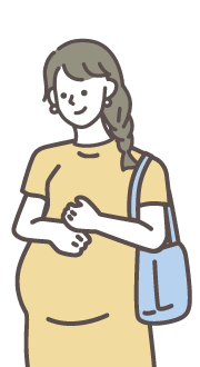 妊婦さんのイラスト