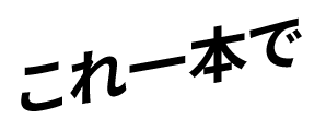 これ一本で