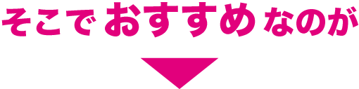 そこでおすすめなのが