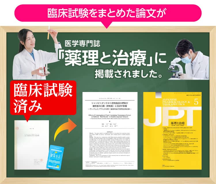 臨床試験をまとめた論文が医学専門誌「薬理と治療」に掲載されました