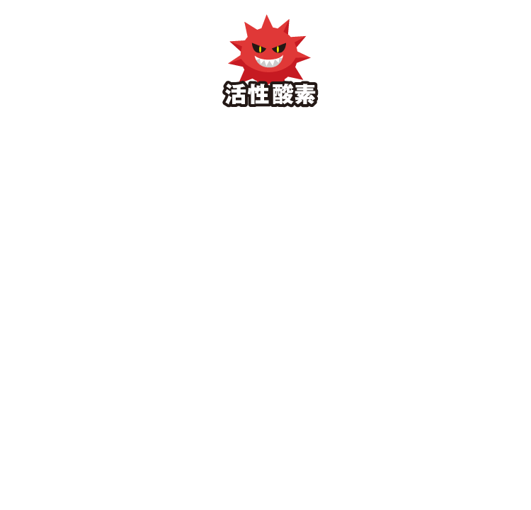 活性酸素⇒