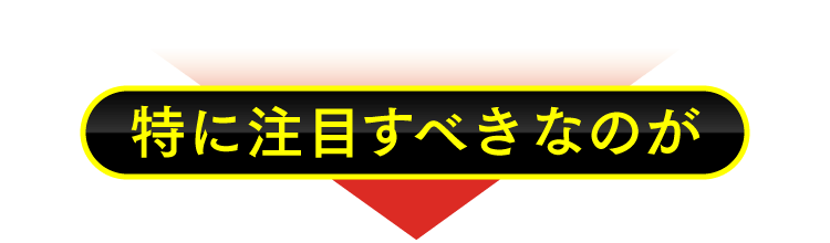 特に注目すべきなのが
