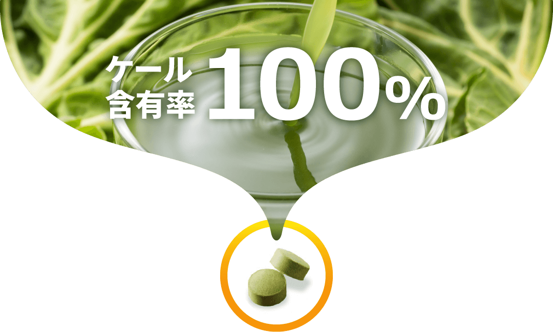 ケール含有率100%