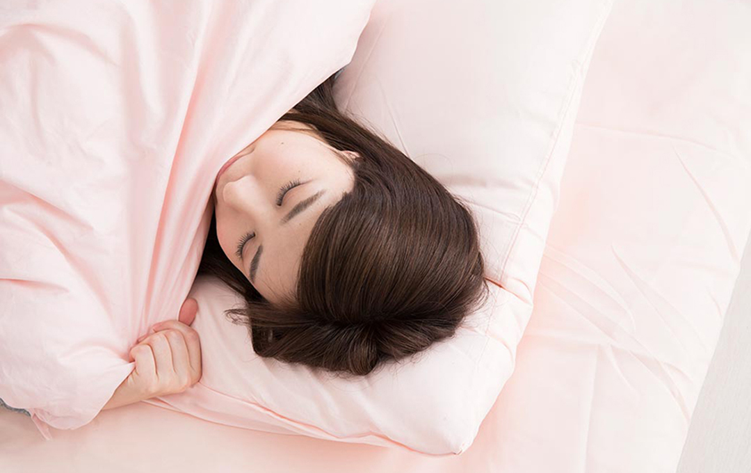 ぐっすり眠る