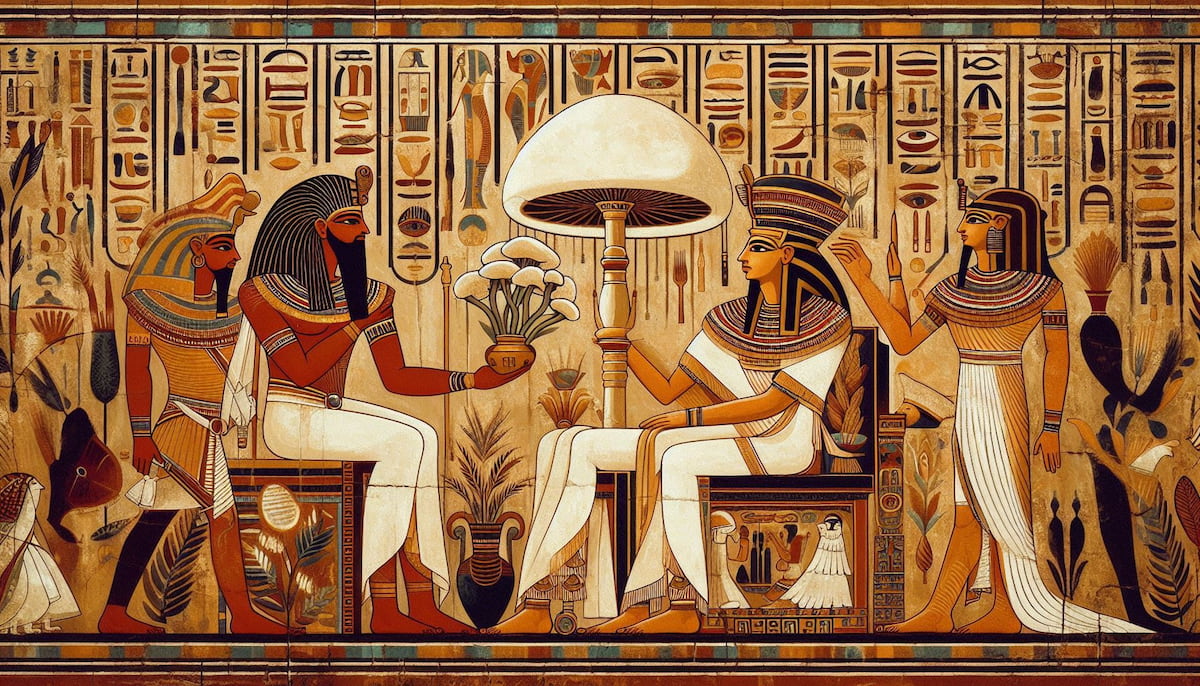 古代エジプトでは貴重なマッシュルーム