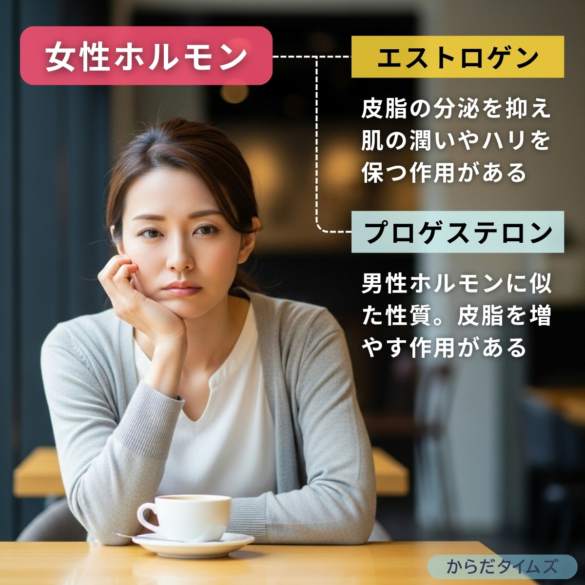 頭皮臭はホルモンの影響を受ける