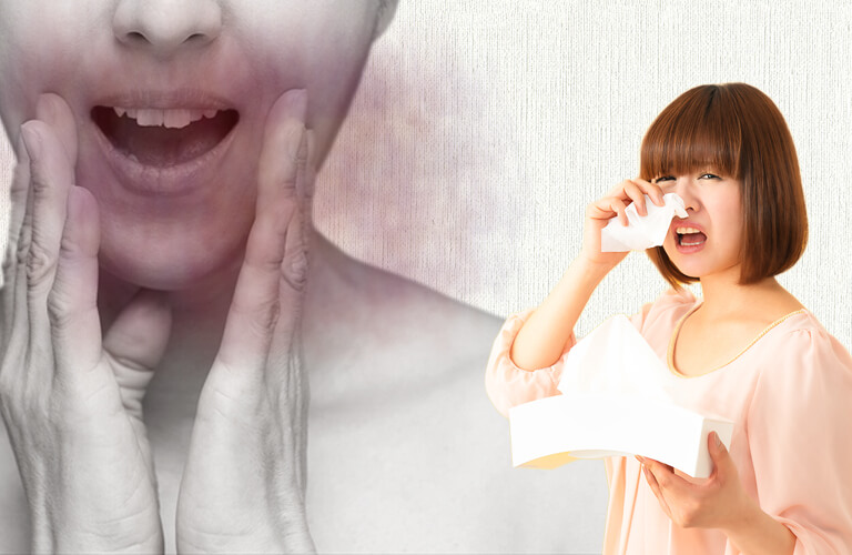 副鼻腔炎（蓄膿症）で口臭がうんちの臭い!?副鼻腔炎で口が臭くなる理由と対策！