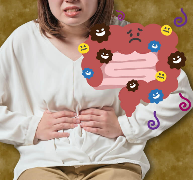 便秘が口臭をきつくする！腸内環境の悪化と口臭の関係