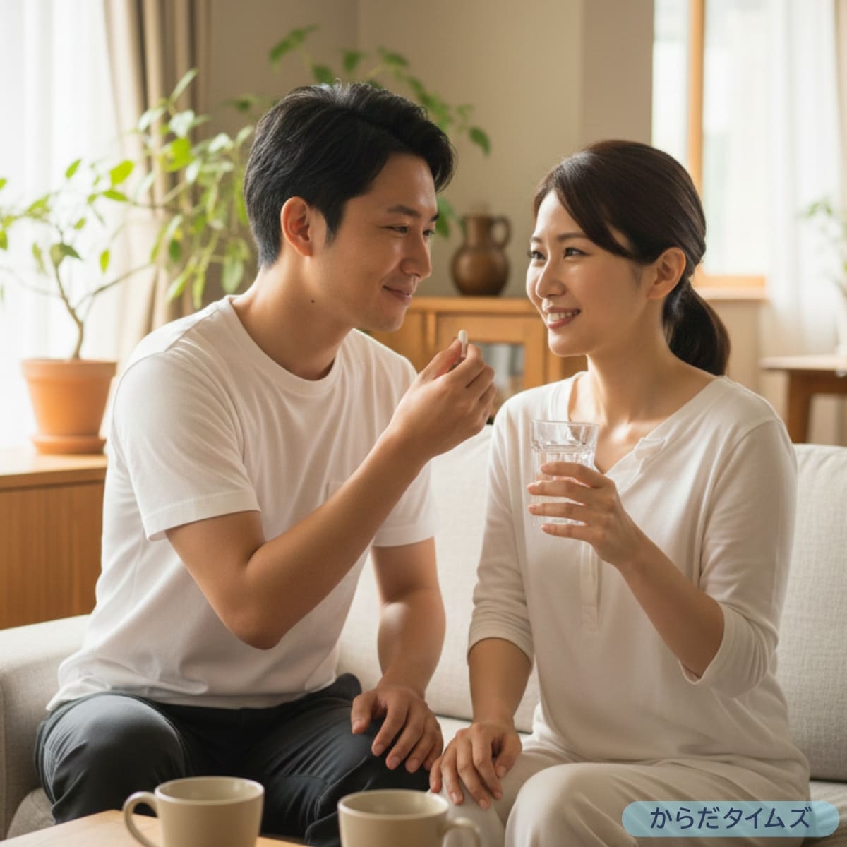 彼女や妻と一緒に始める内側からの口臭ケア