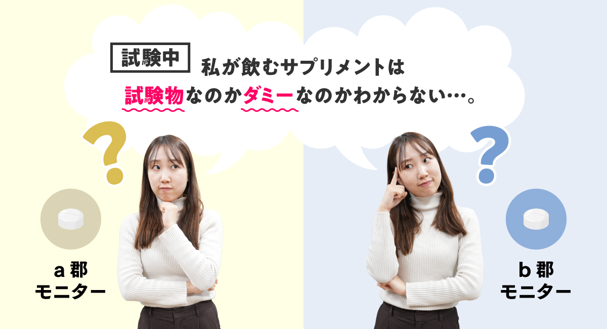 二重盲検比較試験・試験中
