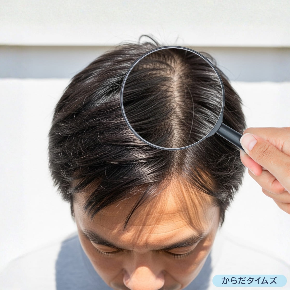 加齢臭の原因は頭皮の皮脂