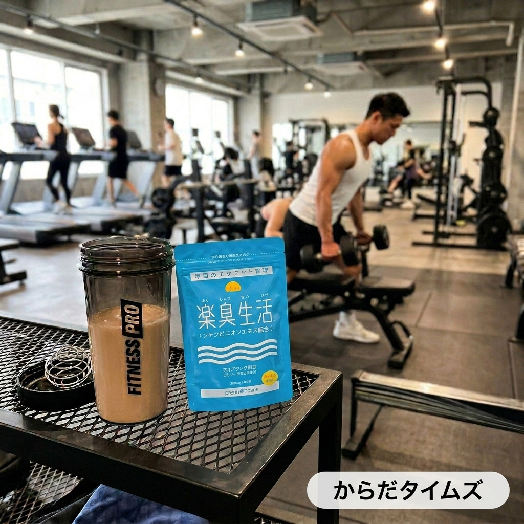 プロテインと共に『楽臭生活』を