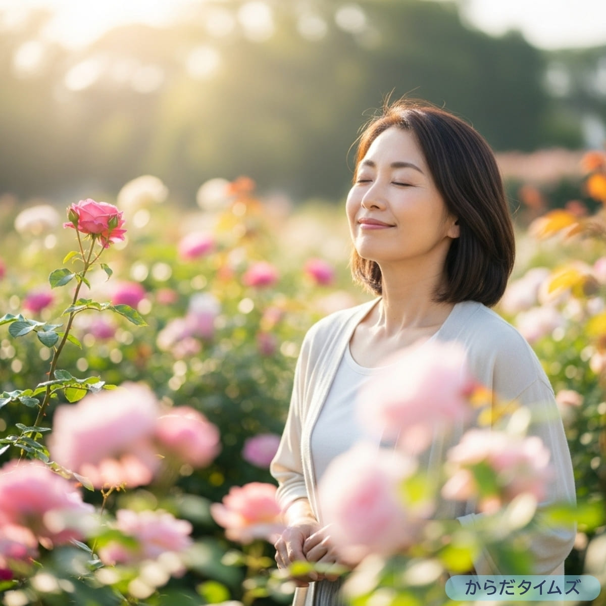 バラの香りと女性ホルモンの関係