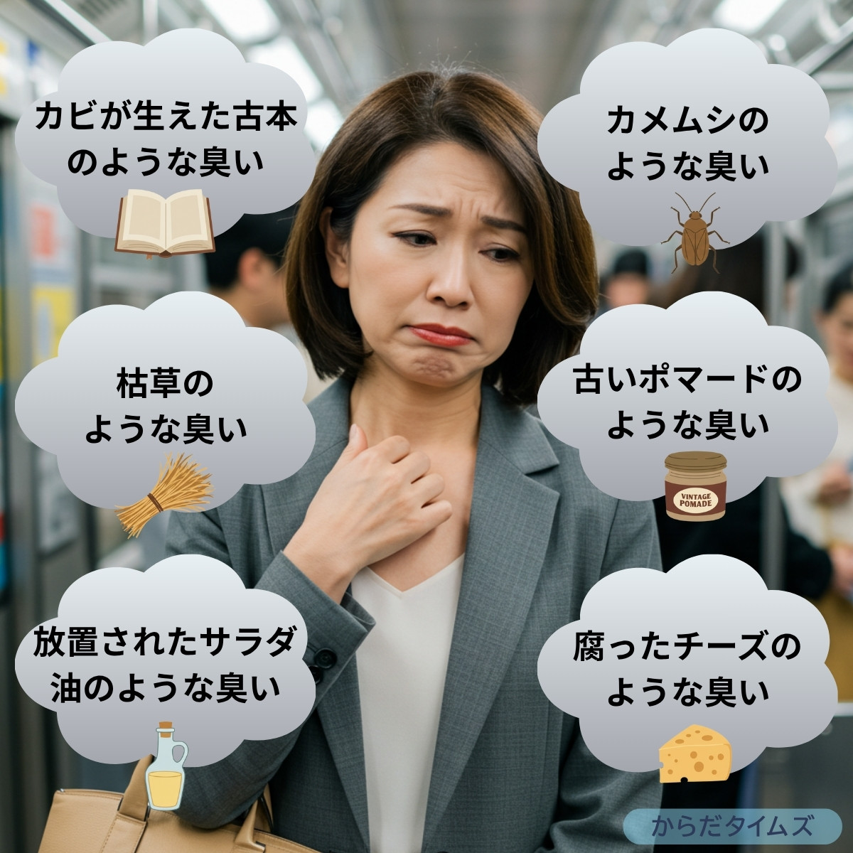 加齢臭が発生する原因